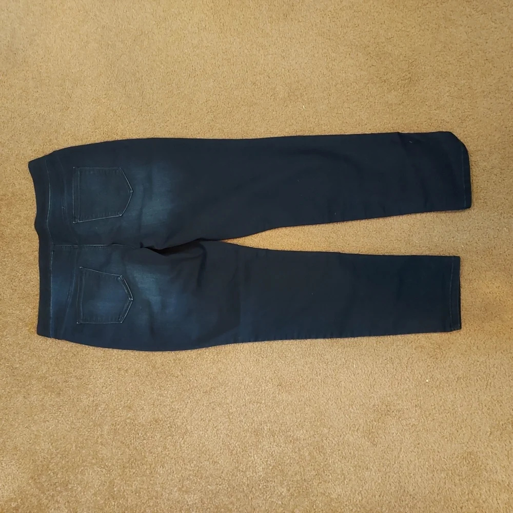 Bandolino Women's Straight Leg Jeans - Dark Blue - Picture 4 of 5